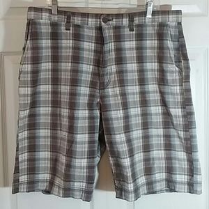 Sonoma Mens Plaid Shorts Sz 36